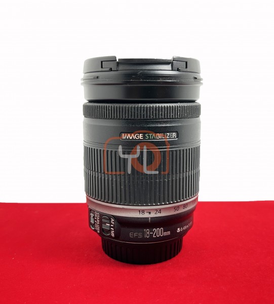[USED-PJ33] Canon 18-200mm F3.5-5.6 IS EFS , 80% Like New Condition (S/N:2692506431)