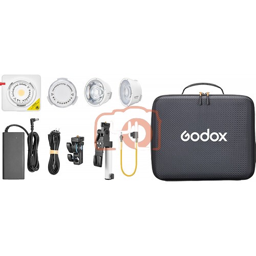 Godox ML100R-K1 RGB Portable LED Light Kit (36° Lens & V-Mount Handgrip)