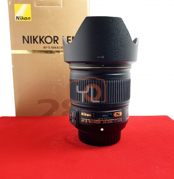 [USED-PJ33] Nikon 28mm F1.8 G AFS, 95% Like New Condition (S/N:246107)