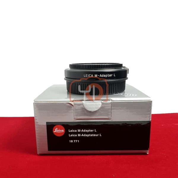 [USED-PJ33] Leica M To L Adapter 18771, 95% Like New Condition (S/N:GD86217)