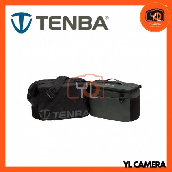 Tenba BYOB/Packlite 9 Flatpack Bundle with Insert and Packlite Bag (Black and Gray)