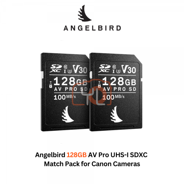 Angelbird 128GB AV Pro UHS-I SDXC Match Pack for Canon Cameras