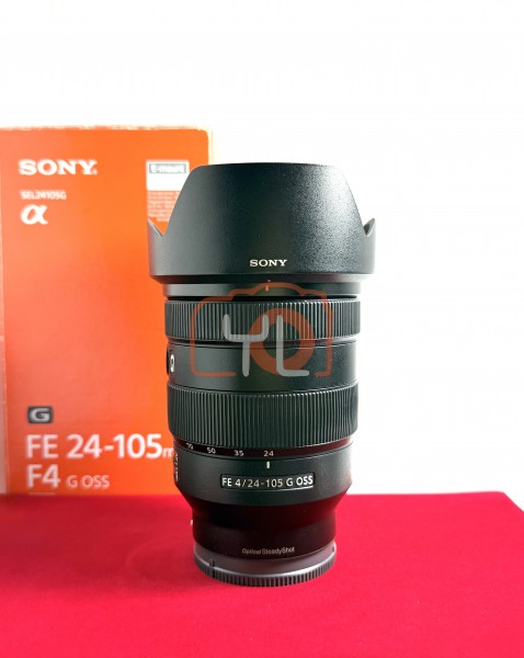 [USED PJ33] Sony 24-105mm F4 G OSS FE ,85% Like New Condition (S/N:1805362)