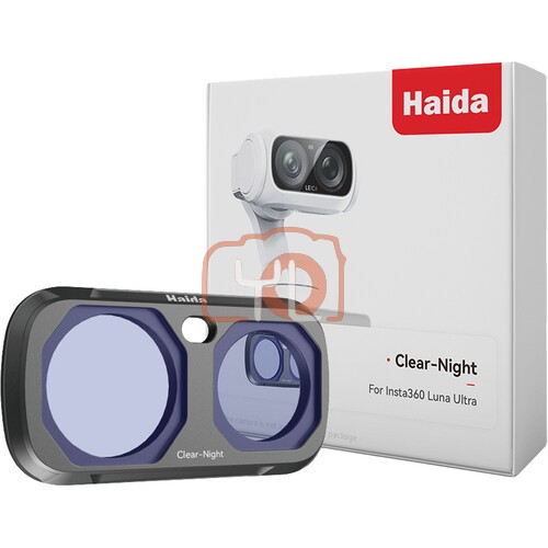 Haida NanoPro Magnetic Clear-Night Filter for Insta360 Luna Ultra (Black)