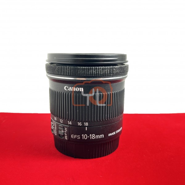 [USED-PJ33] Canon 10-18mm F4.5-5.6 IS STM EFS ,90% Like New Condition(S/N:2312012994)