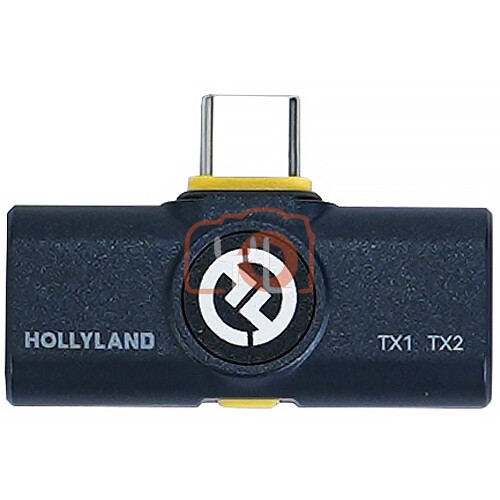 Hollyland LARK M2 Wireless Receiver with USB-C Connector for Mobile Devices (2.4 GHz, Shine Charcoal)