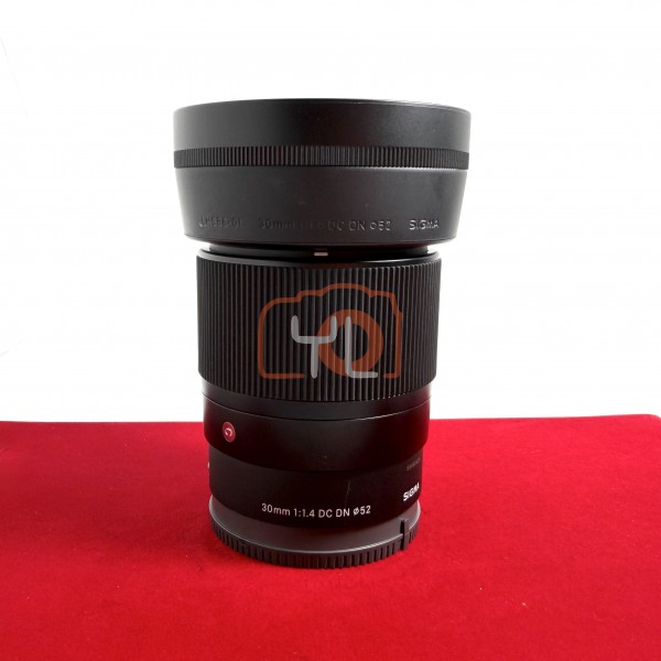 [USED-PJ33] Sigma 30mm F1.4 DC DN Contemporary (Sony E) , 90% Like New Condition (S/N:58555428)
