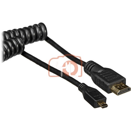 Atomos Coiled Micro-HDMI to HDMI Cable (11.8 to 17.7