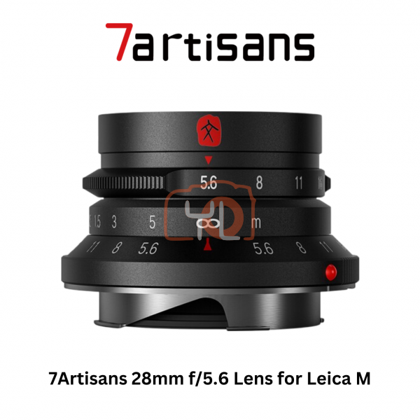 7Artisans 28mm f5.6 Lens for Leica M (Black)