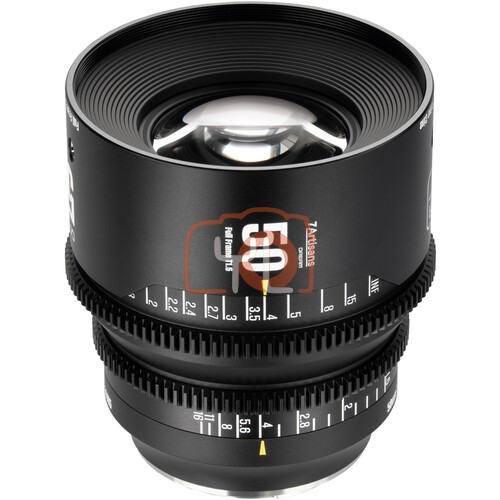 7Artisans DREAM 50mm T1.5 Full-Frame Cinema Lens (Sony E Mount)