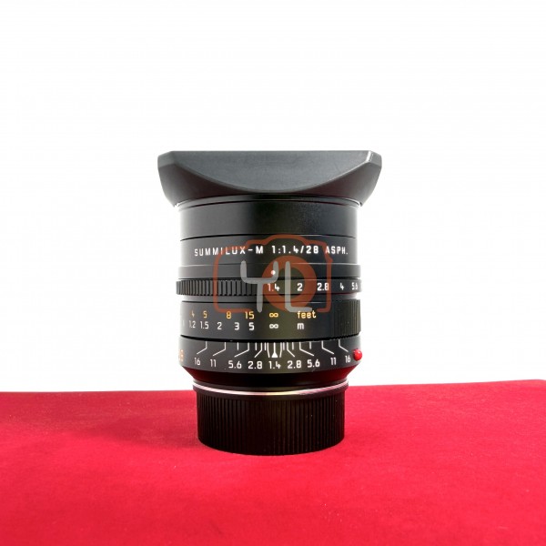 [USED-PJ33] Leica 28mm F1.4 Summilux-M ASPH 11668, 95% Like New Condition (S/N:4263071)