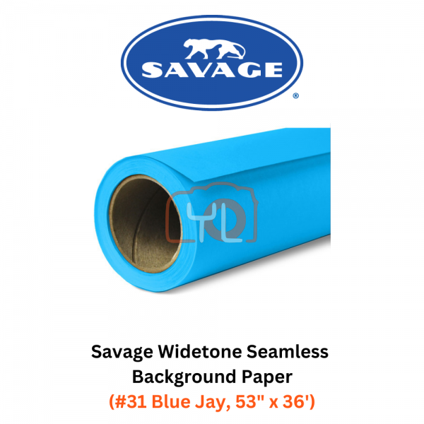 Savage Widetone Seamless Background Paper (#31 Blue Jay, 53