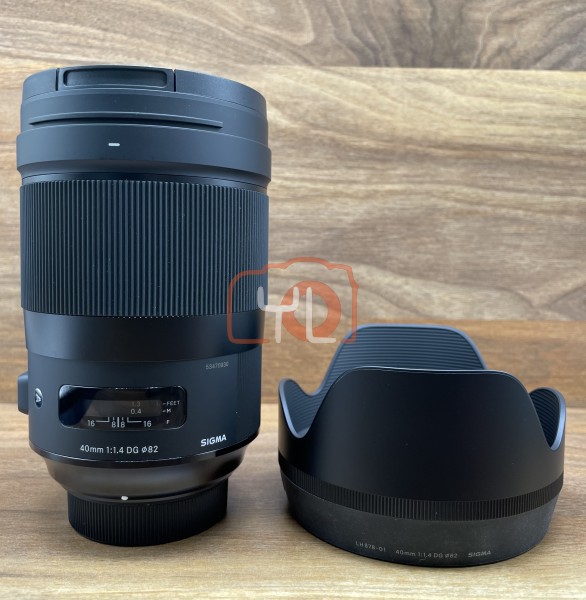 [USED @ YL LOWYAT]-Sigma 40mm F1.4 DG HSM Art Lens for Nikon F,95% Condition Like New,S/N:53470930