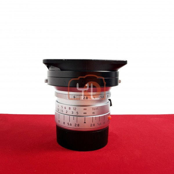 [USED-PJ33]  Leica 21mm F2.8 Elmarit-M ASPH 11897, 90% Condition Like New (S/N:3823380)