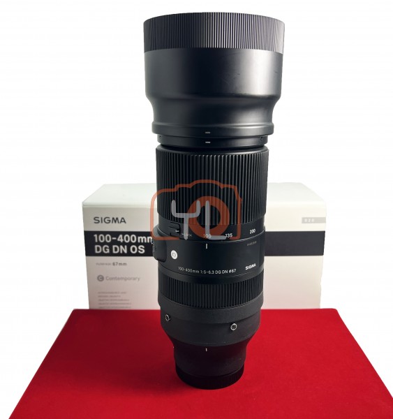 [USED-PJ33] Sigma 100-400mm F5-6.3 OS DG DN Contemporary (Sony FE) , 90% Like New Condition (S/N:54882683)