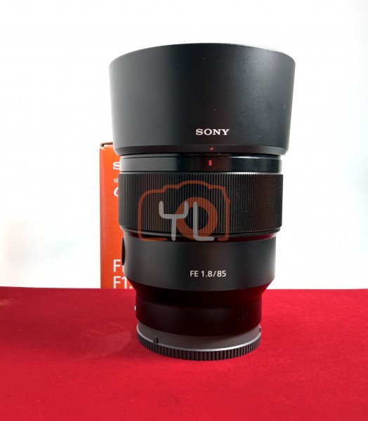 [USED-PJ33] Sony 85mm F1.8 FE ,90% Like New Condition (S/N:1972320)