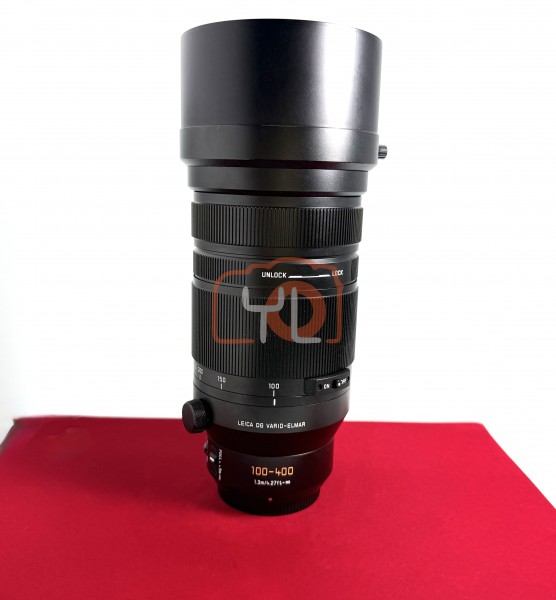 [USED-PJ33] Panasonic 100-400mm F4-6.3 II Lumix G DG Vario-Elmar ASPH. Power OIS ASPH, 95% Like New Condition (S/N:XG4GA201116)
