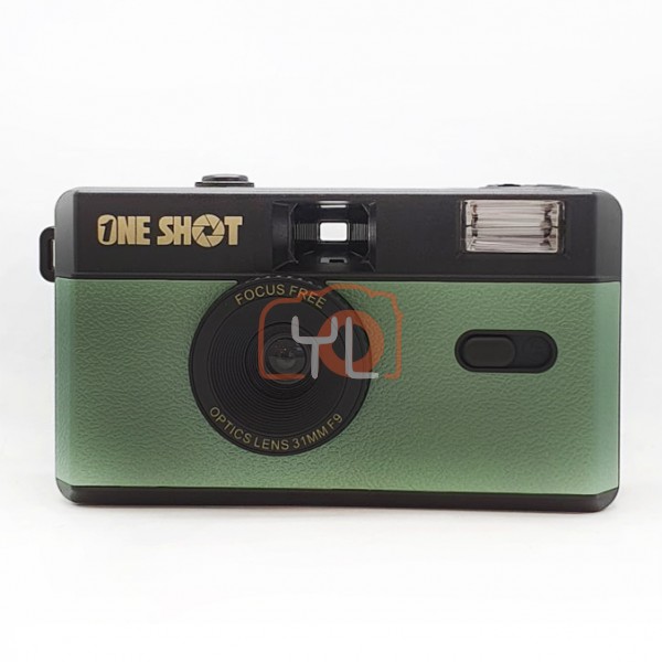 OneShot 31mm F9 Focus Free Film Cameras - Green