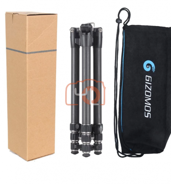 (Unboxing) Gizomos GP26C4 Carbon Tripod Kit