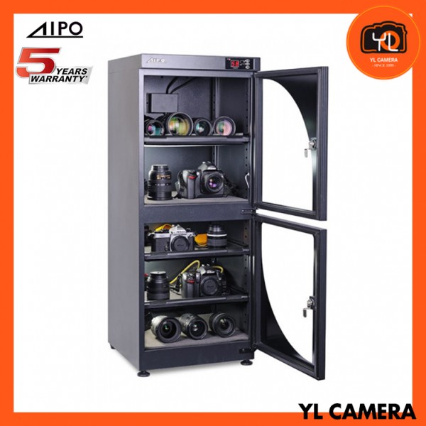 AIPO Digital Series AP-132EX Dry Cabinet (132L) (New with LED Light!)