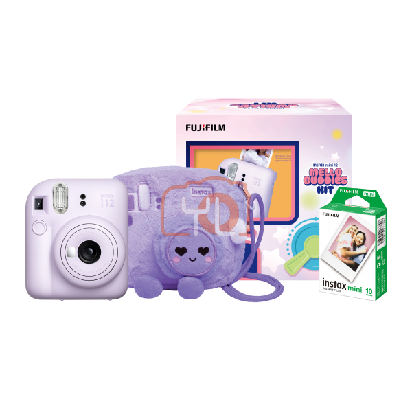 Fujifilm Instax Mini 12 MelloBuddies Kit (PURPLE)