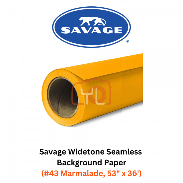 Savage Widetone Seamless Background Paper (#43 Marmalade, 53