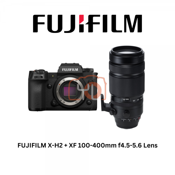 FUJIFILM X-H2 + XF 100-400mm f4.5-5.6 R LM OIS WR Lens