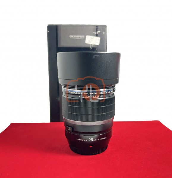 [USED-PJ33] Olympus 25mm F1.2 PRO M.Zuiko Digital, 85%Like New Condition (S/N:348004819)