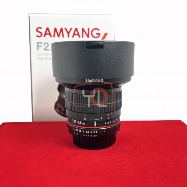 [USED-PJ33] Samyang 14mm F2.8 AE ED AS IF UMC Ultra Wide Angle (Nikon) , 90% Like New Condition (S/N:BCP17426)