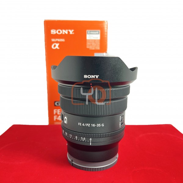 [USED-PJ33] Sony 16-35mm F4 G PZ FE, 99% Like New Condition (S/N:058024002727)