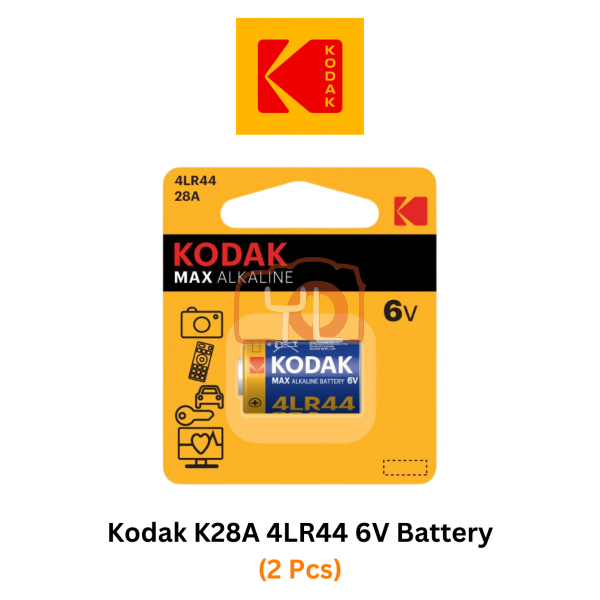 Kodak K28A 4LR44 6V Battery (2 pcs)