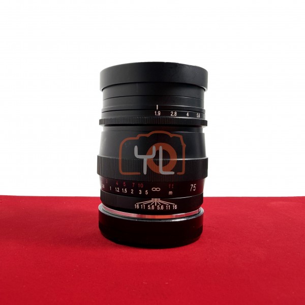 [USED-PJ33] Voigtlander 75mm F1.9 Ultron MC ASPH VM (Leica M), 85% Like New Condition (S/N:7310254)