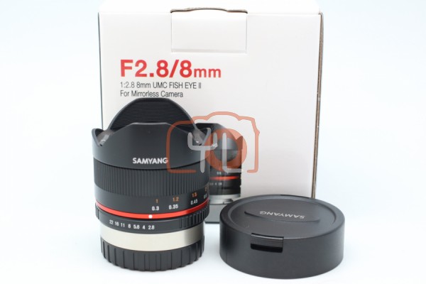 [USED-PUDU] Samyang 8mm F2.8 UMC Fisheye II (Fujifilm X) 98%LIKE NEW CONDITION SN:D31610011