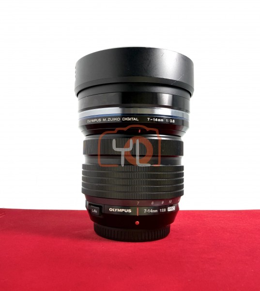 [USED-PJ33] Olympus 7-14mm f2.8 PRO M.Zuiko Digital , 85% Like New Condition (S/N:AC8A08638)