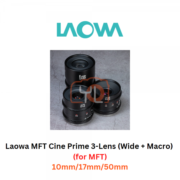 Venus Optics Laowa MFT Cine Prime 3-Lens (Wide + Macro)