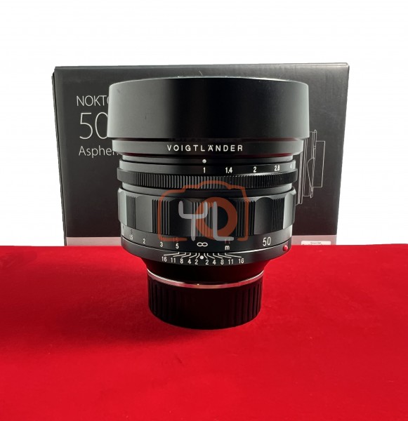 [USED-PJ33] Voigtlander 50mm F1.0 Nokton ASPH VM (Leica M) , 90% Like New Condition (S/N:7261271)