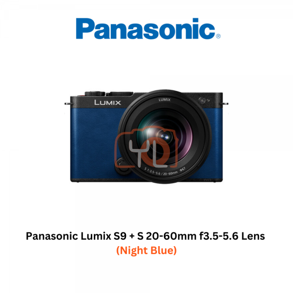 Panasonic Lumix S9 Camera Kit S 20-60mm f3.5-5.6 Lens (Night Blue)