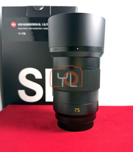 [USED-PJ33] Leica 75mm F2 APO-Summicron-SL ASPH. (11178),95% Condition Like New,(S/N:4749907)
