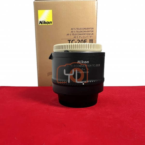 [USED-PJ33] Nikon 2x TC-20 E III AF-S Teleconverter, 90% Like New Condition (S/N:203278)