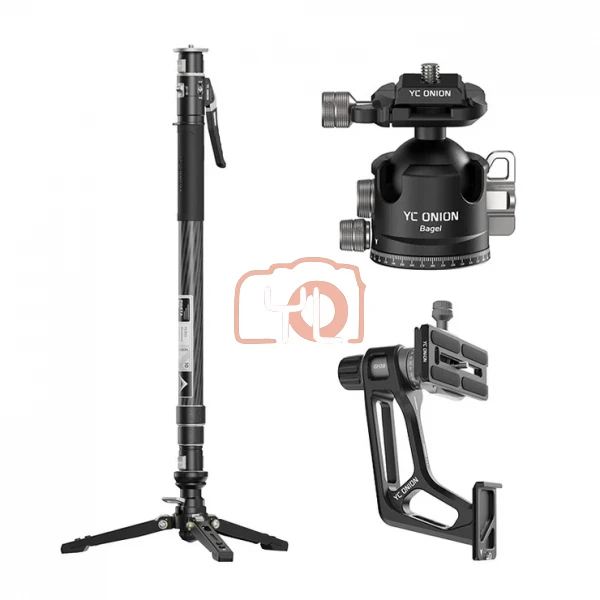 YC Onion MQPBCGH Pineta Pro Carbon Monopod (with Litchi Gimbal Head & BC44 Head Set)