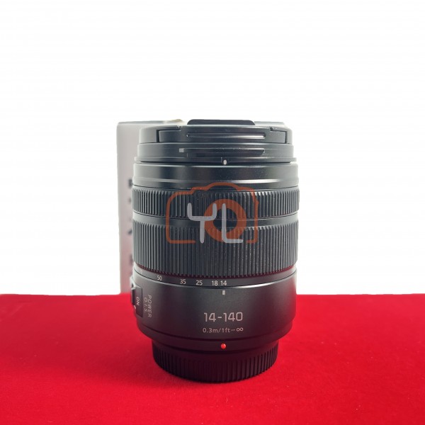 [USED-PJ33] Panasonic 14-140mm F3.5-5.6 Lumix G Vario Mega OIS , 80% Like New Condition (S/N:HN6LE001199)