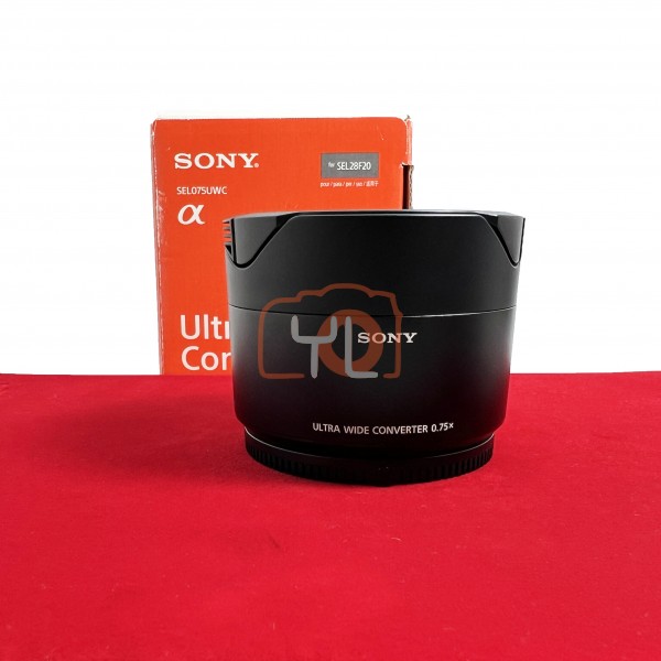 [USED-PJ33] Sony SEL075UWC Ultra Wide Converter (28mm F2), 95% Like New Condition (S/N:2400835)