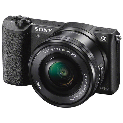 Sony a5100 (Black) + E PZ 16-50mm F3.5-5.6 OSS [Free 16GB SD Card]