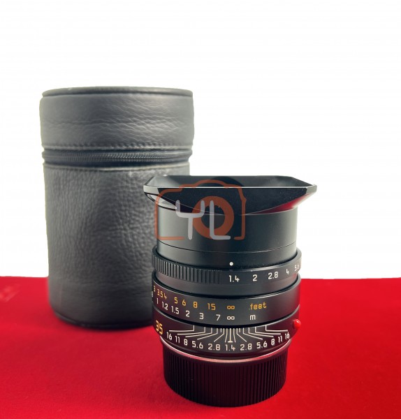 [USED-PJ33] Leica 35mm F1.4 Summilux-M ASPH FLE 11663 (Black) ,90% Like New Condition (S/N:4192904)