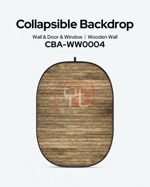 Godox CBA-WW0004 Wooden Wall Collapsible Backdrop