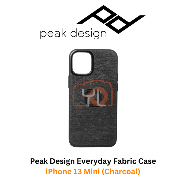 Peak Design Mobile Everyday Smartphone Case for Apple iPhone 13 Mini (Charcoal)