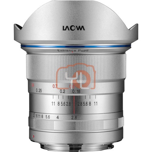 Laowa 12mm f2.8 Zero-D Lens (Silver - Nikon F)