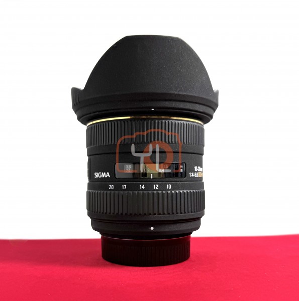 [USED-PJ33] Sigma 10-20MM F4-5.6 EX DC HSM (Nikon F), 90% Like New Condition (S/N:2177450)