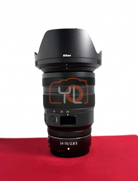 [USED-PJ33] Nikon 24-70mm F2.8 S Z , 95% Like New Condition (S/N:20093684)