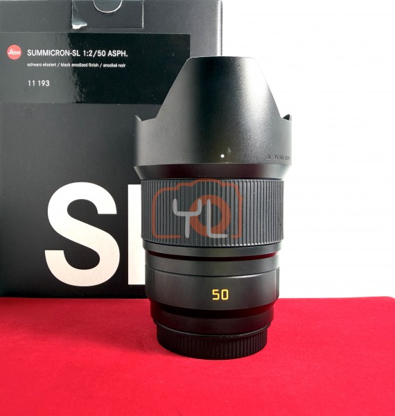 [USED-PJ33] Leica 50mm F2 Summicron-SL ASPH 11193 , 95% Like New Condition (S/N:4865253